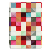 Magic Cube Pattern Colored Painted Horizontal Flip PU Leather Case for Microsoft Surface Pro 4 / 5 / 6 12.3 inch, with Holder & Pen Slot